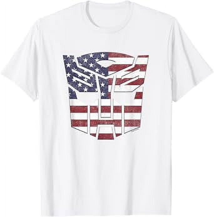 Transformers Autobots American Flag Logo TShirt