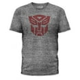 thumbnail image 1 of Transformers Autobots Logo Adult Heather Gray T-Shirt, 1 of 2