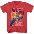 thumbnail image 1 of Transformers Autobots Optimus Prime Highlight Officially Licensed Adult T-Shirt, 1 of 1