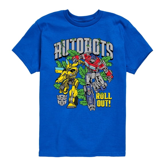 Transformers - Autobots Roll Out Bumble Bee and Optimus Prime - Kids Toddler And Youth Short Sleeve T - Shirt