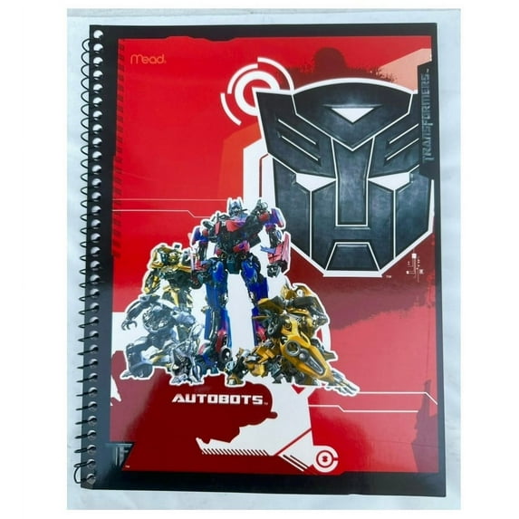 Transformers Autobots Spiral Notebook