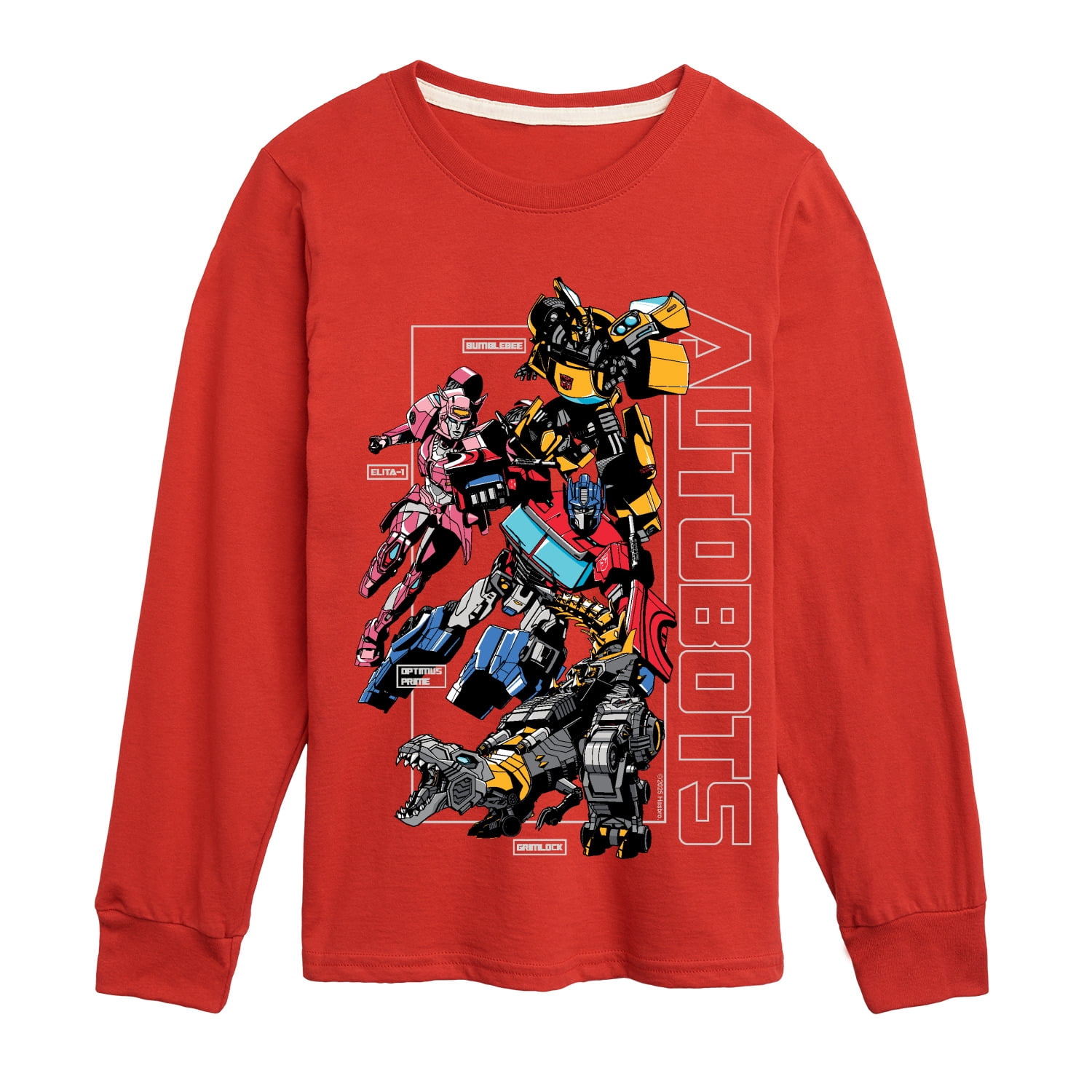 Transformers - Autobots - Youth Boys Long Sleeve Graphic T-Shirt