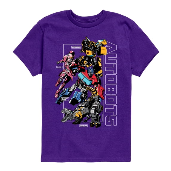Transformers - Autobots - Youth Boys Short Sleeve Graphic T-Shirt