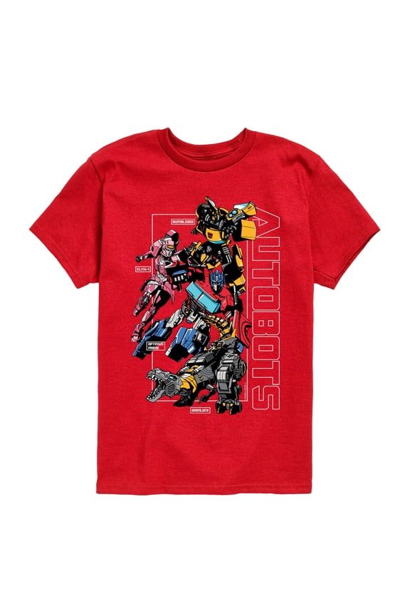 - Autobots - Youth Boys Short Sleeve Graphic T-Shirt