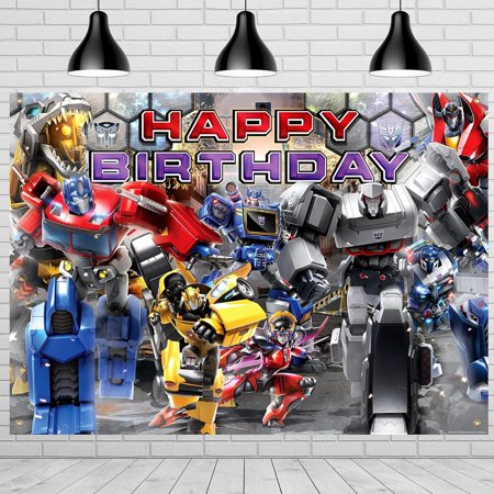 Transformers Backdrop - Transformers Party Supplies