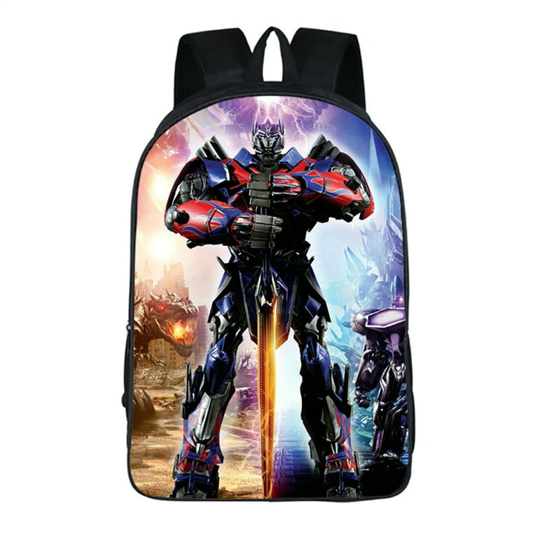 Transformers Backpack Optimus Prime Bookbag Bumblebee Casual