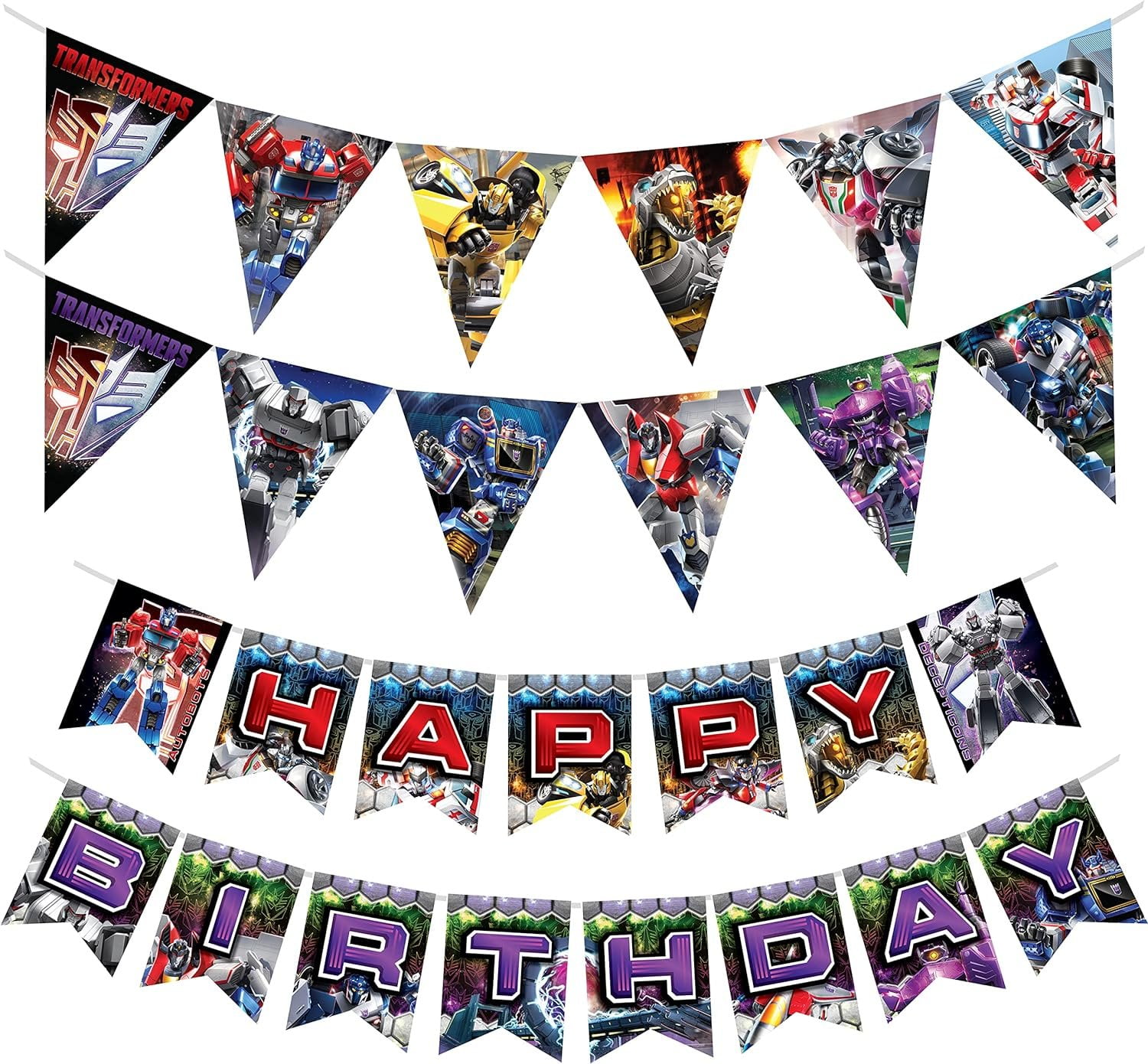 Transformers Banner \u0026 Transformers Pennants Kit