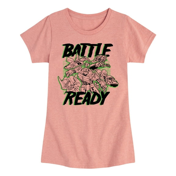 Transformers - Battle Ready - Girls Fitted Short Sleeve T-Shirt