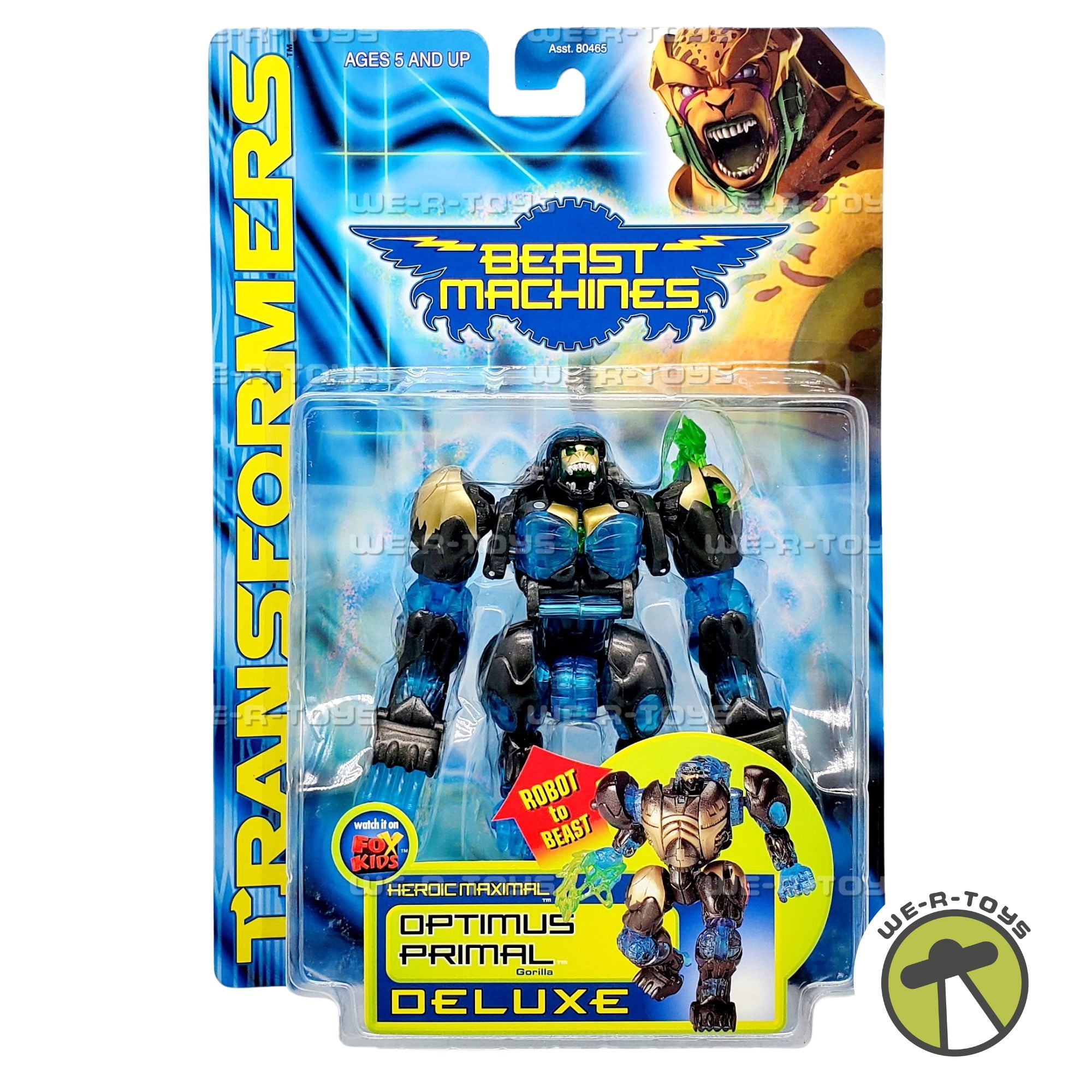 Transformers Beast Machines Deluxe Class Optimus Primal Gorilla Action Figure