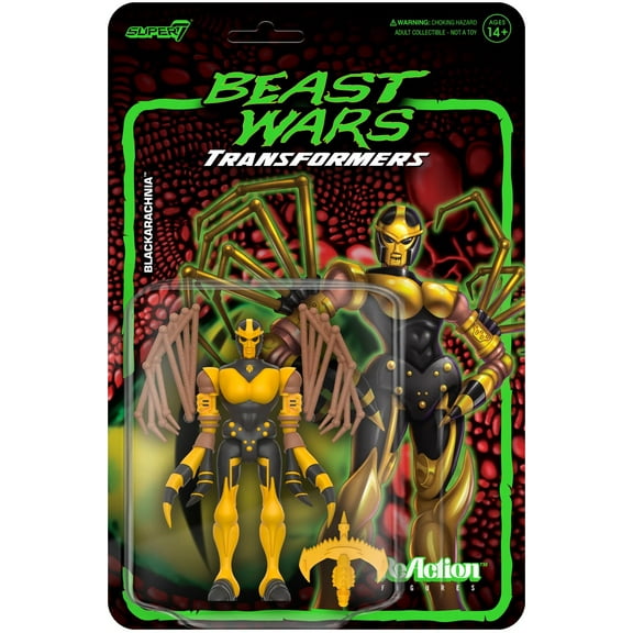 Transformers Beast Wars Blackarachnia ReAction Figure