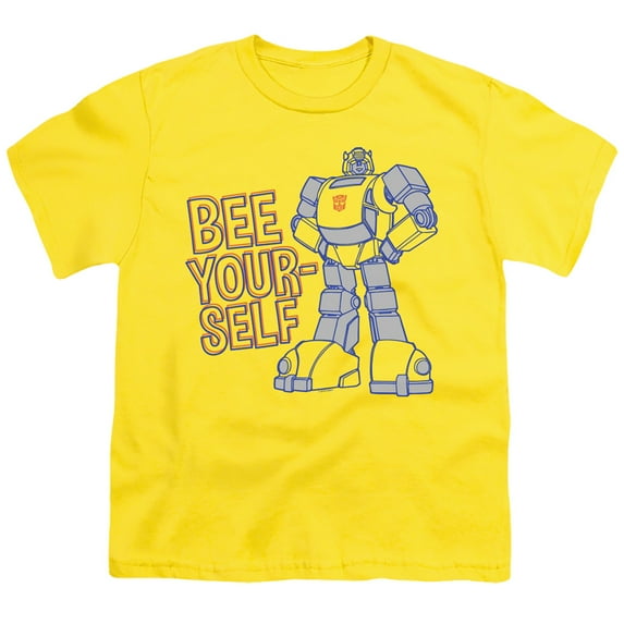 Transformers Bee Yourself S/S Youth 18/1 T-Shirt Yellow