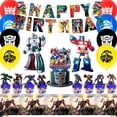 thumbnail image 1 of Transformers Party Decorations,29 Pcs Robot Birthday Decorations - Robot Party Balloons & Robot Birthday Banner Cake Toppers Tablecloth etc Robot Birthday Party Decorations, 1 of 7