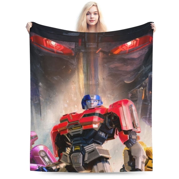 Transformers Blanket, Super Soft Throw Blanket, Cozy Flannel Blankets For Boys Girls, Warm Blankets For Couch Sofa Bed, 40"X30"