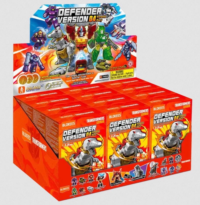 Blokees Transformers Defender Version 4 Tyrants Fury PDQ of 12