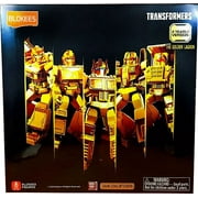 Transformers Blokees Optimus Prime, Long Haul, Starscream, Ironhide & Jazz Model Kit 5-Pack Set Gold Edition