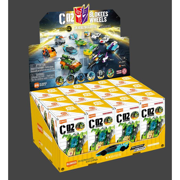 Transformers Blokees Wheels Wave 2 C02 1:64 Scale Model Kit Vehicles