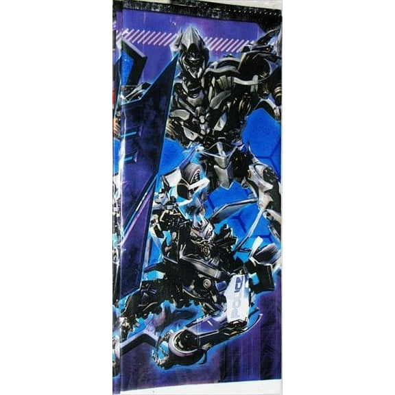 Transformers Blue Plastic Table Cover (1ct)