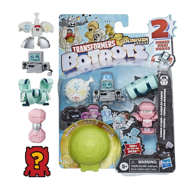 Transformers BotBots Series 5 Cardio Clique 5 Pack Mystery 2 In 1 Figures