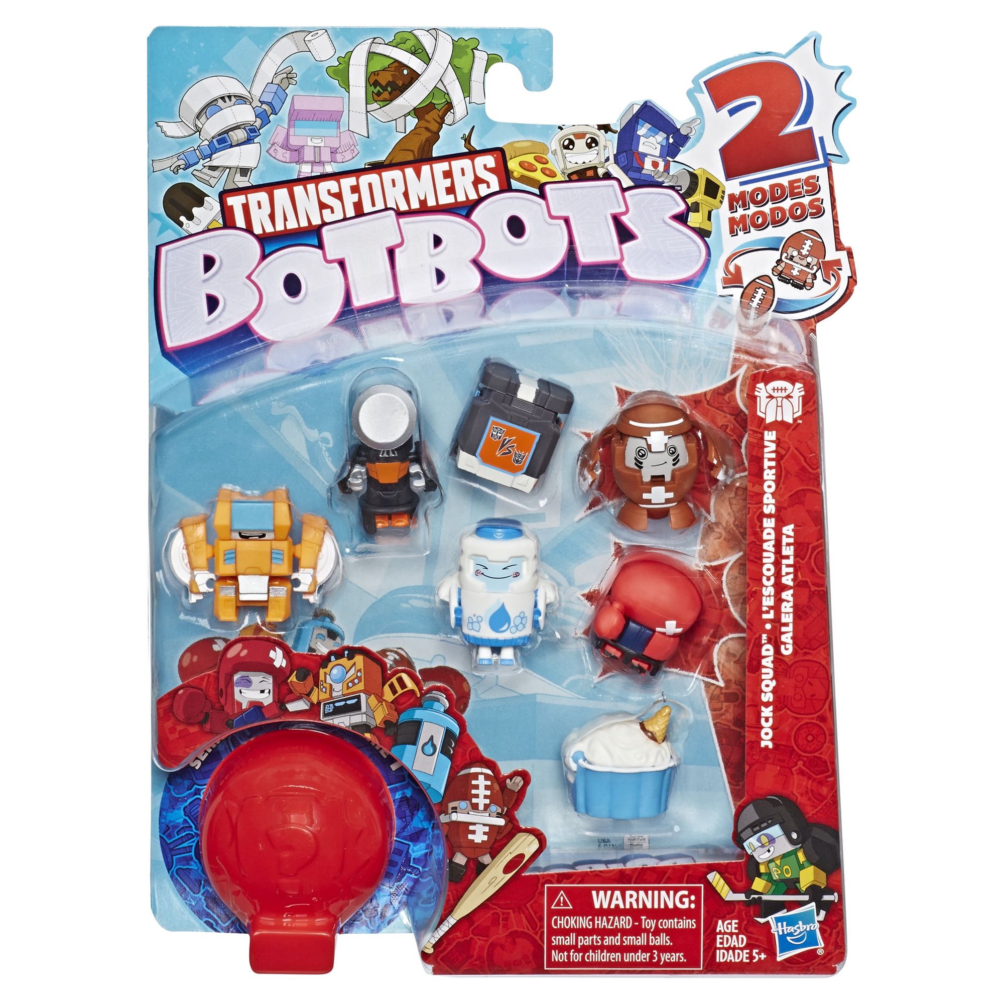 Transformers BotBots Toys Series 1 Jock Squad 8-Pack Collectible Figures - image 1 of 5