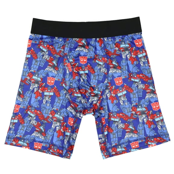 Transformers Boxer Briefs Men's Optimus Prime Autobot All-Over Print Underwear