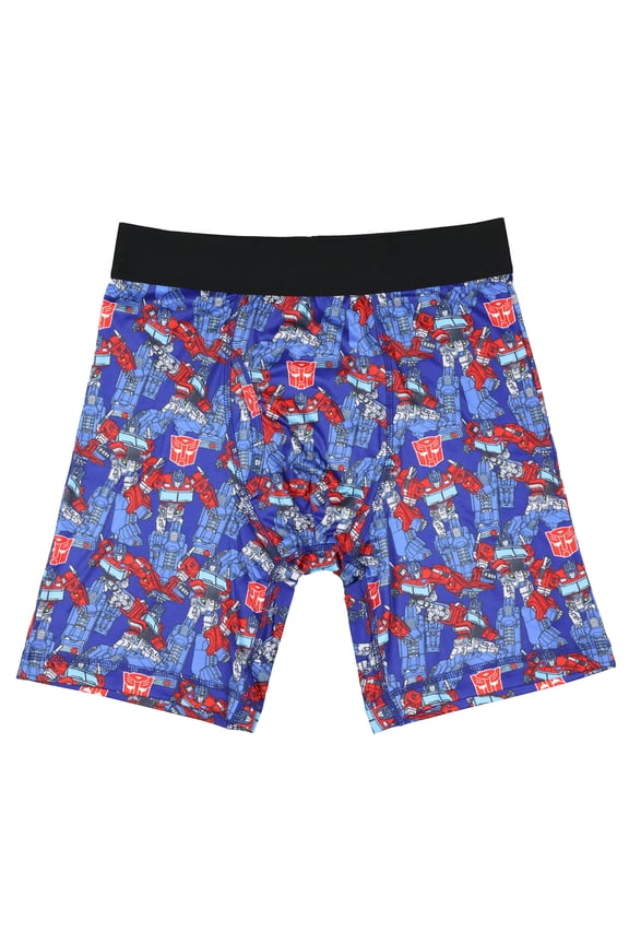 Transformers Boxer Briefs Men's Optimus Prime Autobot All-Over Print Underwear