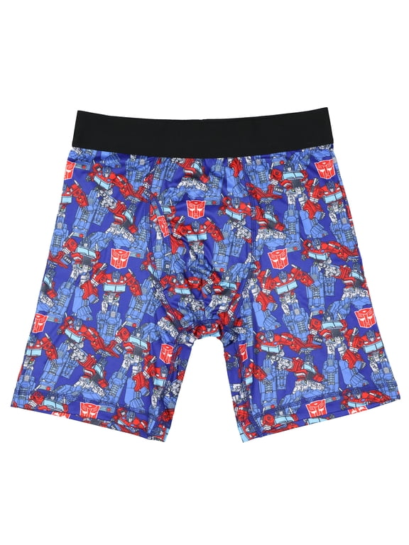 Transformers Boxer Briefs Men's Optimus Prime Autobot All-Over Print Underwear