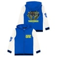 thumbnail image 1 of Transformers Boys Optimus Prime Hoodie Blue Sizes 4-10, 1 of 7