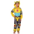 thumbnail image 1 of Transformers Boys' Retro Character Autobot Union Suit One Piece Hooded Pajama Outfit, 1 of 4
