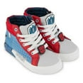 thumbnail image 1 of Transformers Boys Sneaker, Lace Up High-Top Optimus Prime Shoes Royal Red – 11, 1 of 6