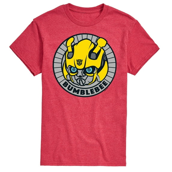 Transformers - Bumblebee Badge - Adult Short Sleeve T-Shirt