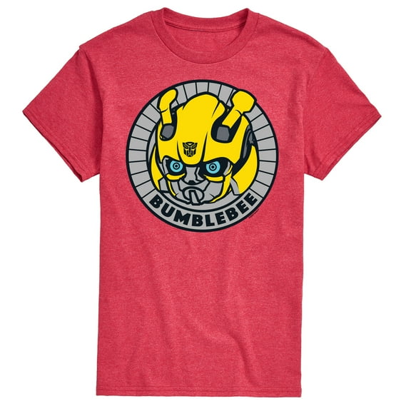 Transformers - Bumblebee Badge - Adult Short Sleeve T-Shirt