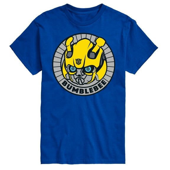 Transformers - Bumblebee Badge - Adult Short Sleeve T-Shirt