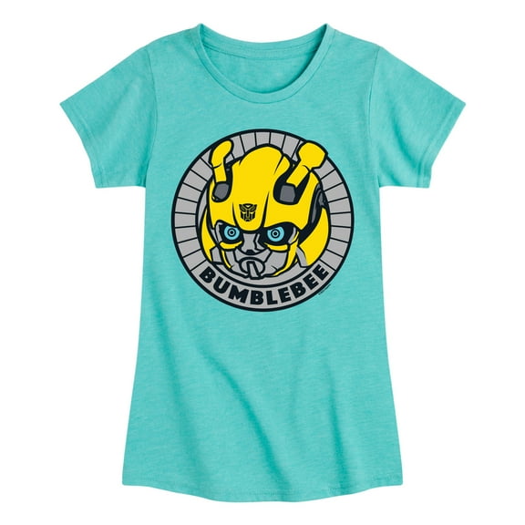 Transformers - Bumblebee Badge - Girls Fitted Short Sleeve T-Shirt
