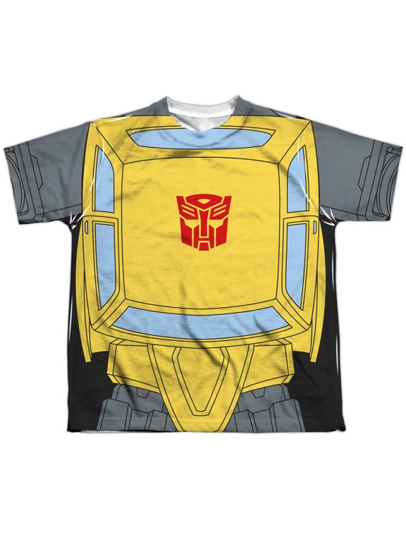 Transformers - Bumblebee Costume - Youth Short Sleeve Shirt - Large