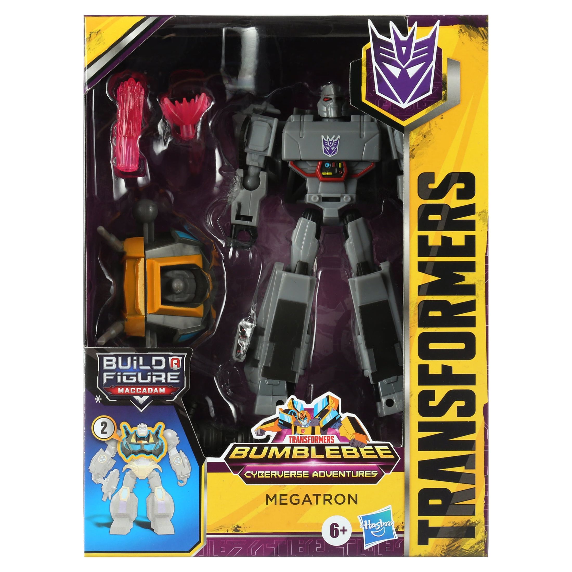 Transformers: Bumblebee Cyberverse Adventures Megatron Kids Toy Action Figure for Boys and Girls (5") - image 1 of 8