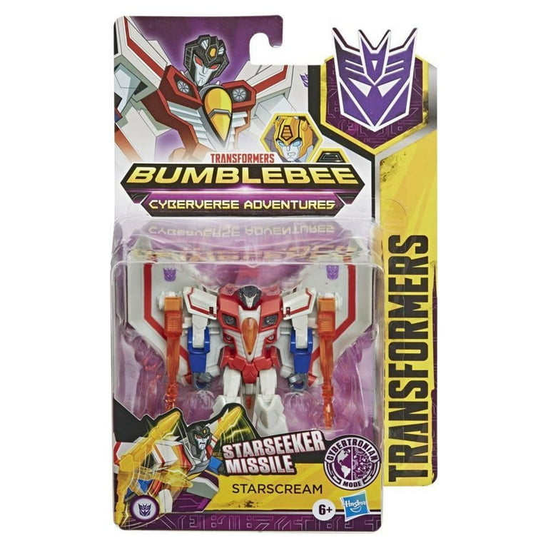 Transformers Cyberverse Adventures Starscream - Warrior Transformers Cyberverse Adventures Starscream - Warrior