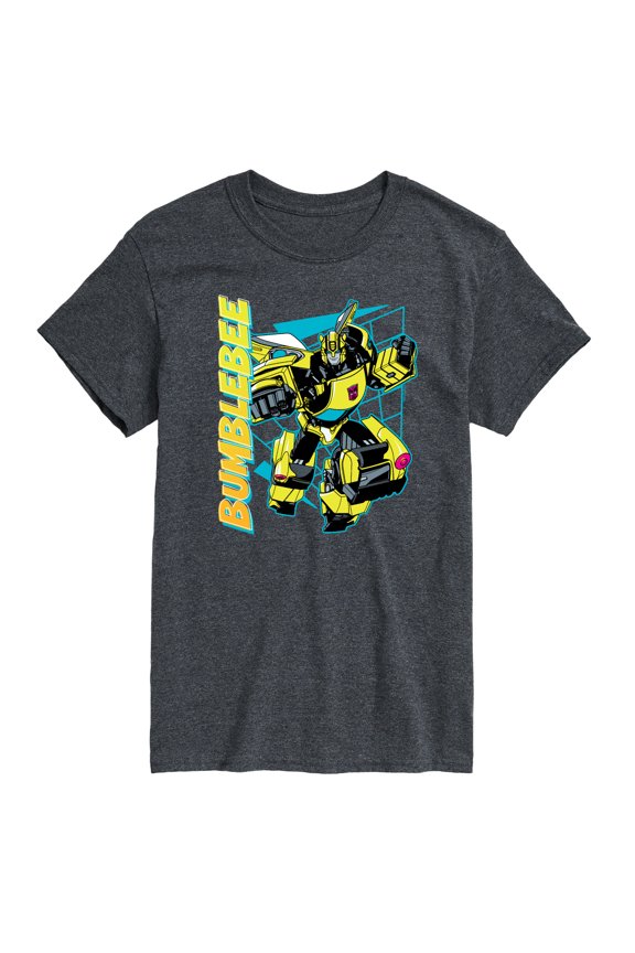 - Bumblebee Halftone - Adult Short Sleeve Tee