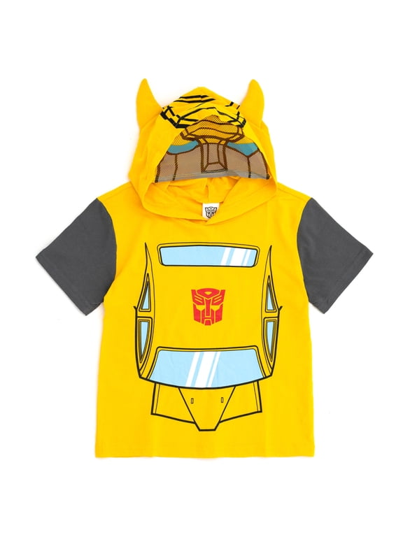 Bumblebee Hooded Cosplay T-Shirt Toddler to Big Kid