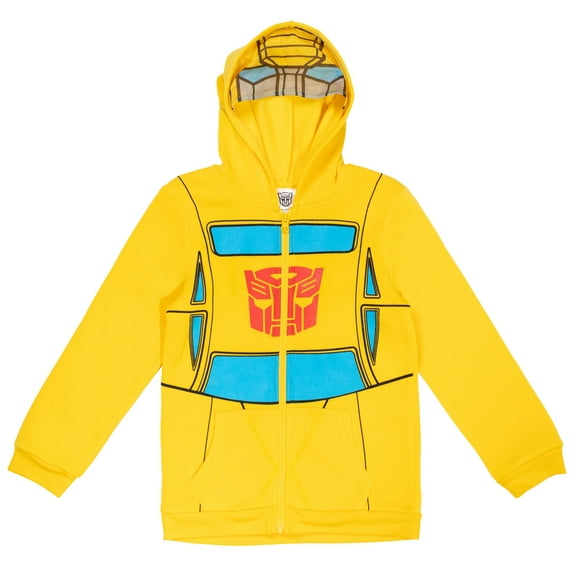 Transformers Bumblebee Little Boys Fleece Pullover Hoodie Little Kid to Big Kid