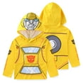 thumbnail image 1 of Transformers Bumblebee Long Sleeve Hooded Shirt (Boys), Sizes 4-20, 1 of 8