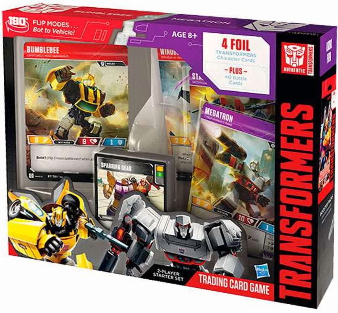 Transformers - Brandclub - Transformers TCG Bumblebee Vs Megatron 2-Player Starter Set 1 Ready-to-Play Deck 44 Cards Incl Bumblebee Transformers - Brandclub - Transformers TCG Bumblebee Vs Megatron 2-Player Starter Set 1 Ready-to-Play Deck 44 Cards Incl Bumblebee