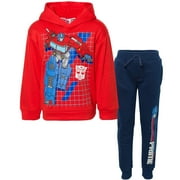 TRANSFORMERS Bumblebee Optimus Prime Fleece Pullover Hoodie and Jogger Pants Outfit Set Toddler to Big Kid