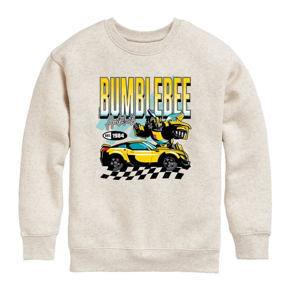 Transformers - Bumblebee Racing - Youth Boys Crew Fleece Sweatshirt