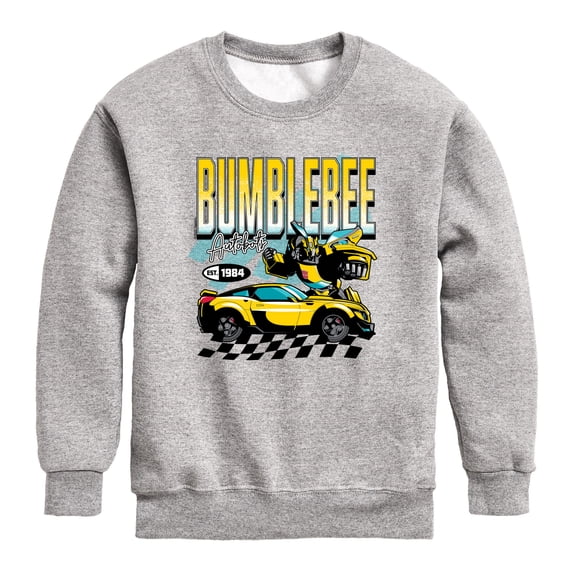 Transformers - Bumblebee Racing - Youth Boys Crew Fleece Sweatshirt