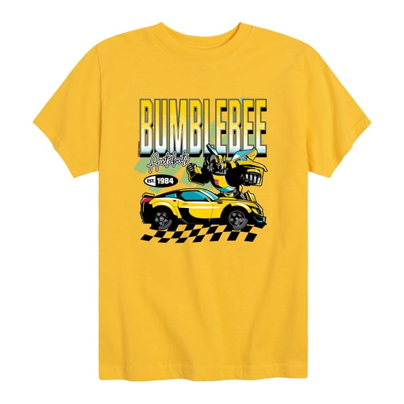 Transformers - Bumblebee Racing - Youth Boys Short Sleeve Graphic T-Shirt