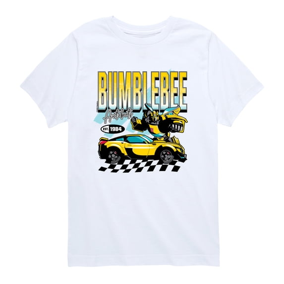 Transformers - Bumblebee Racing - Youth Boys Short Sleeve Graphic T-Shirt