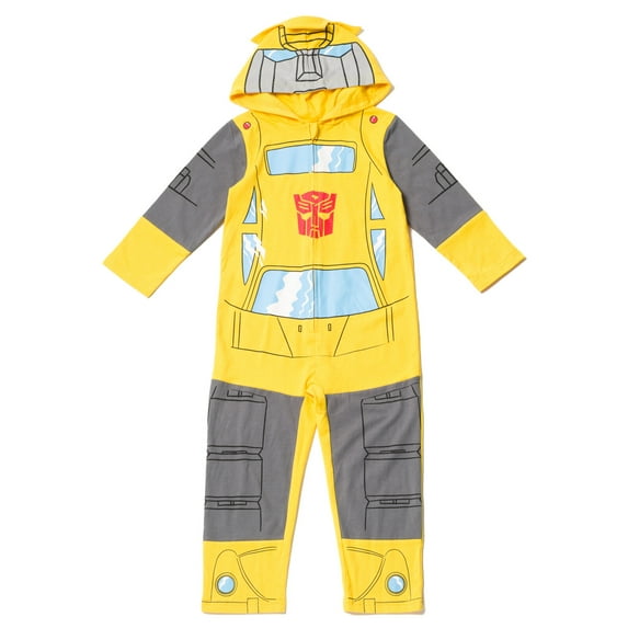 Transformers Bumblebee Zip Up Costume Coverall Toddler to Big Kid
