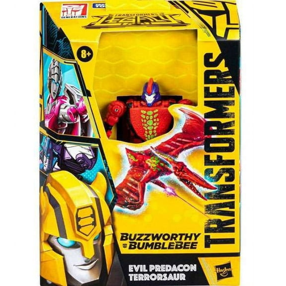 Transformers Buzzworthy Bumblebee Evil Predacon Terrorsaur Action Figure