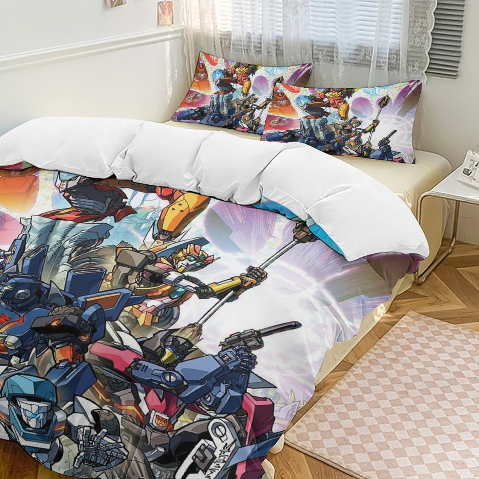 Transformers Cartoon Bedding Sets Ultra Soft Skin-Friendly Duvet Cover ...