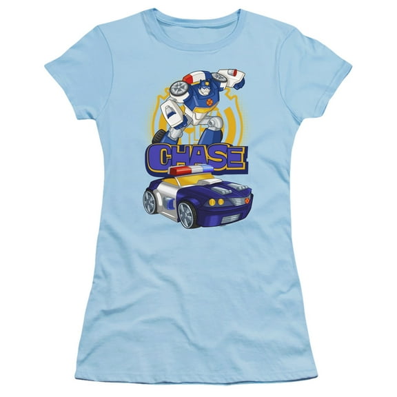Transformers Chase S/S Junior Women's T-Shirt Sheer Light Blue